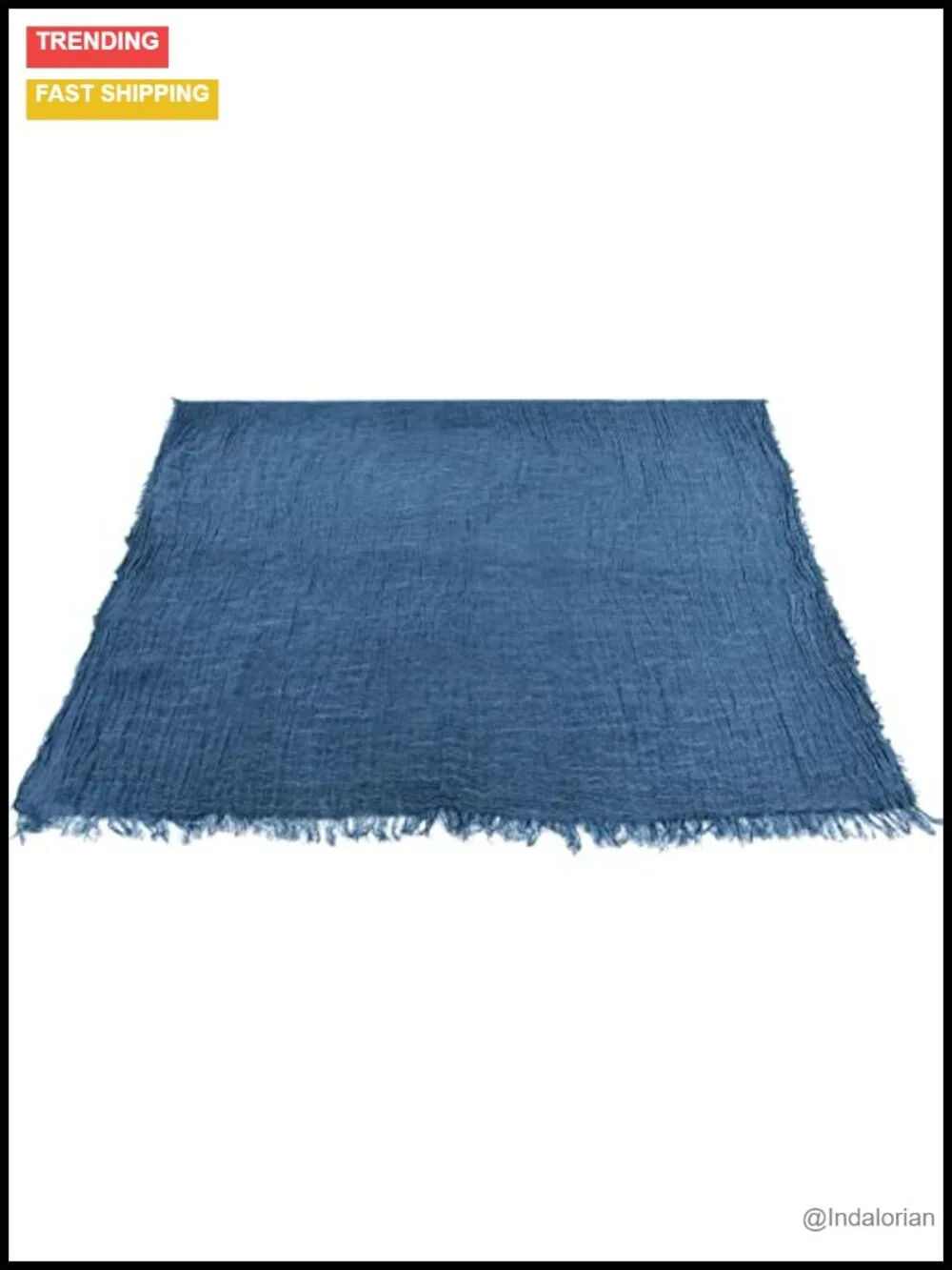 Cotton Linen Crinkle Scarf Fashion Wrap Shawl for Travel